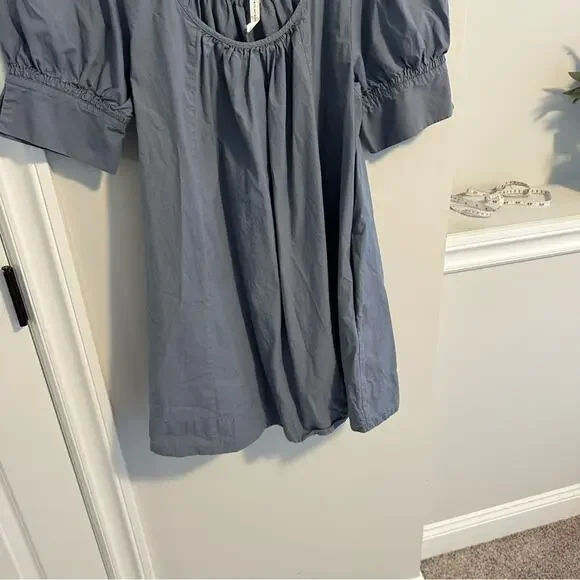 Apiece Apart Blue Mini Dress Medium - Picture 9 of 12